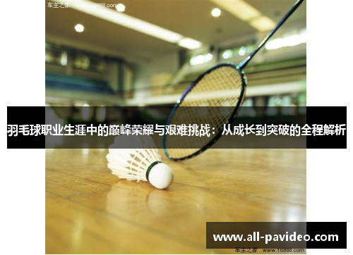 羽毛球职业生涯中的巅峰荣耀与艰难挑战：从成长到突破的全程解析