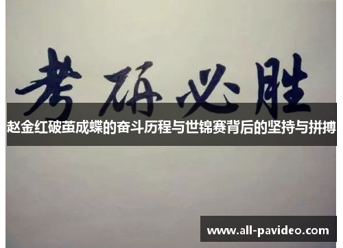 赵金红破茧成蝶的奋斗历程与世锦赛背后的坚持与拼搏